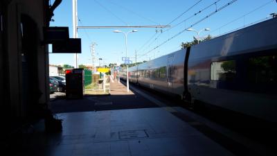 im Bahnhof von Arcachon